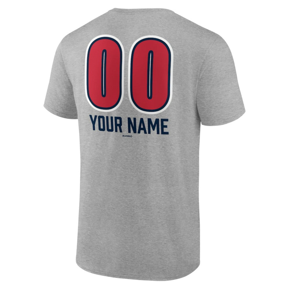 Atlanta Braves Personalized Name & Number Fastball T-Shirt Near Me