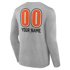 Baltimore Orioles Personalized Name & Number Fastball Long Sleeve T-Shirt Outlet