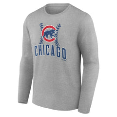 Chicago Cubs Personalized Name & Number Fastball Long Sleeve T-Shirt for sale