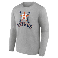 Houston Astros Personalized Name & Number Fastball Long Sleeve T-Shirt Outlet