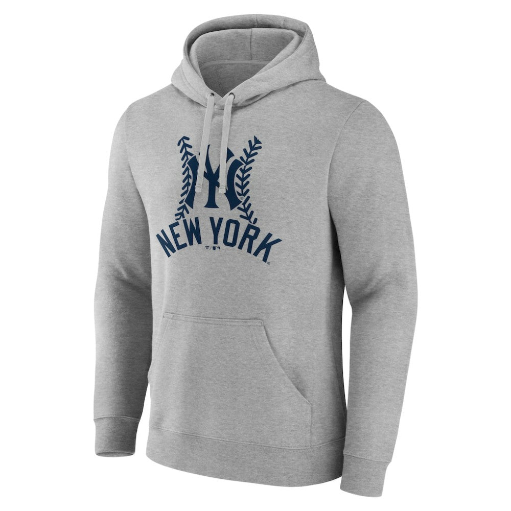 New York Yankees Personalized Name & Number Fastball Pullover Hoodie Online