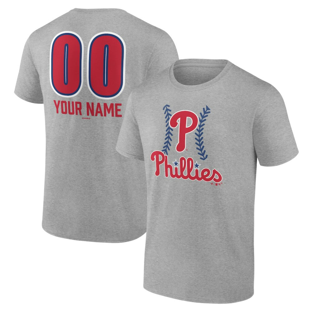 Philadelphia Phillies Personalized Name & Number Fastball T-Shirt Discount