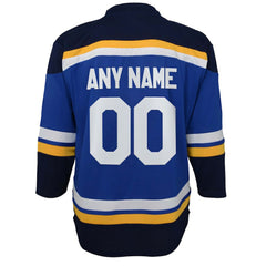 St. Louis Blues Youth Home Replica Custom Jersey - Blue | NHL near me