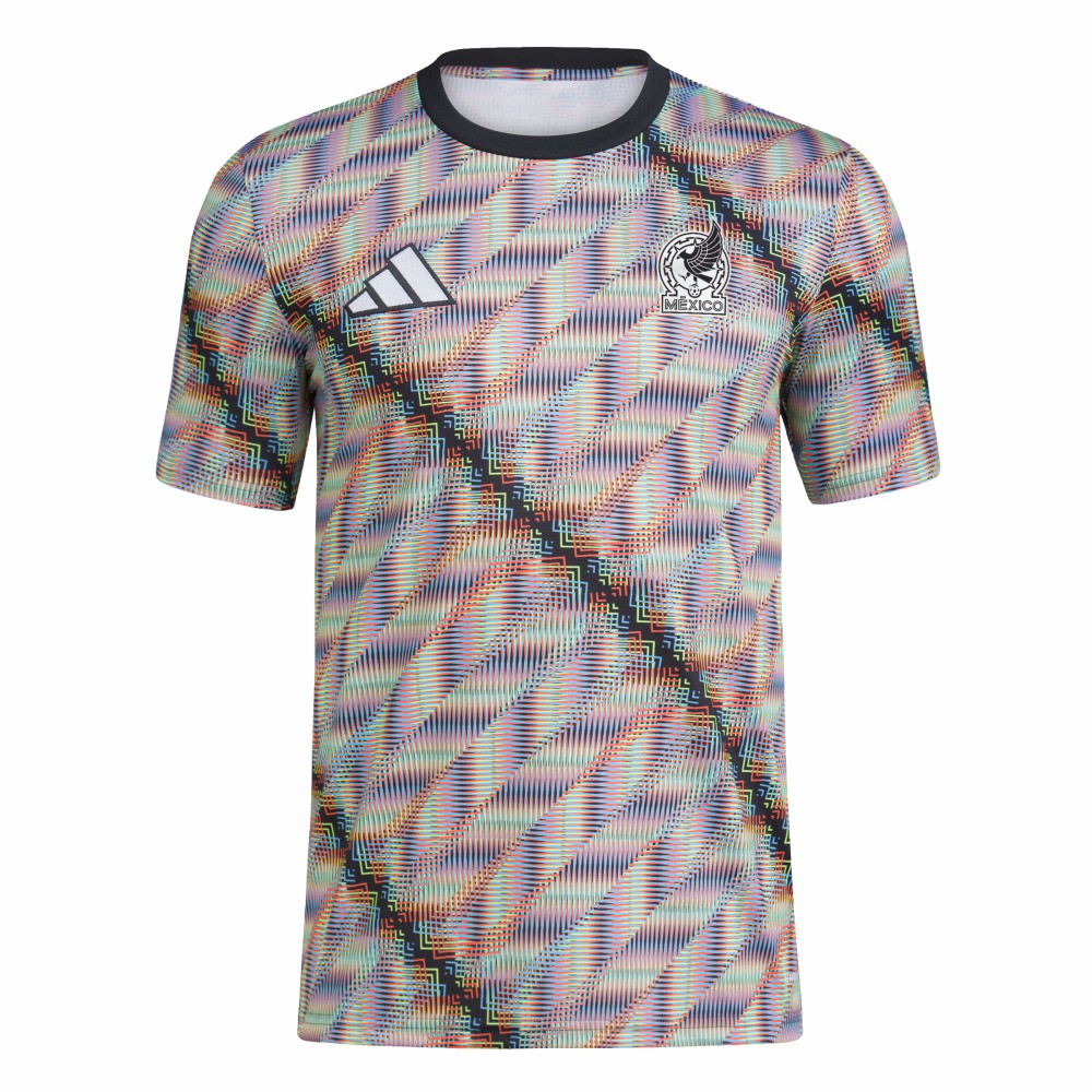 Adidas - Mexico National Team 2024 Hispanic Heritage Pre-Match Top - Black