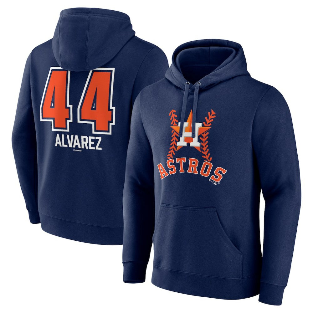 Yordan Alvarez Houston Astros Fastball Player Name & Number Pullover Hoodie Sale