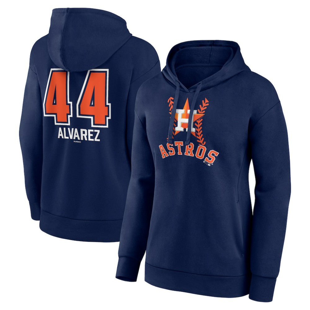 Yordan Alvarez Houston Astros Women's Fastball Player Name & Number Pullover Hoodie for sale