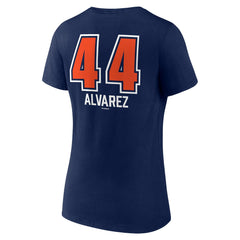 Yordan Alvarez Houston Astros Women's Fastball Player Name & Number V-Neck T-Shirt Outlet