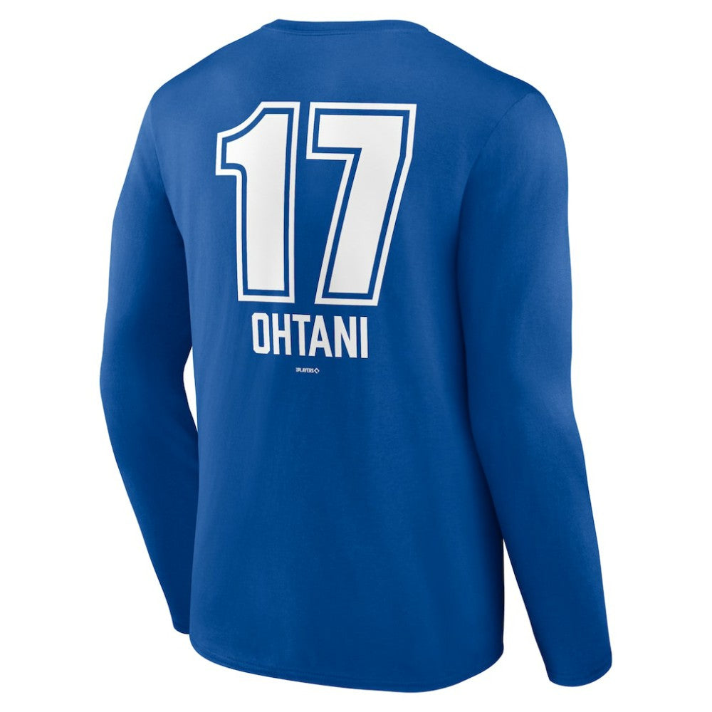 Shohei Ohtani Los Angeles Dodgers Fastball Player Name & Number Long Sleeve T-Shirt Online