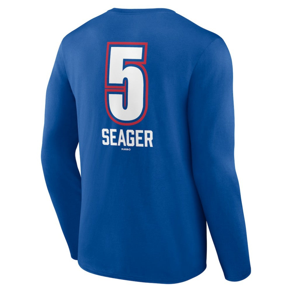 Corey Seager Texas Rangers Fastball Player Name & Number Long Sleeve T-Shirt Outlet