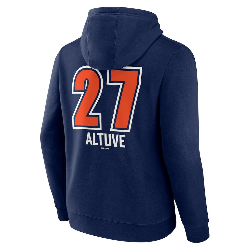 Jose Altuve Houston Astros Fastball Player Name & Number Pullover Hoodie Sale