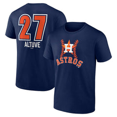 Jose Altuve Houston Astros Fastball Player Name & Number T-Shirt Sale