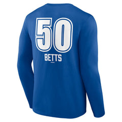 Mookie Betts Los Angeles Dodgers Fastball Player Name & Number Long Sleeve T-Shirt Online