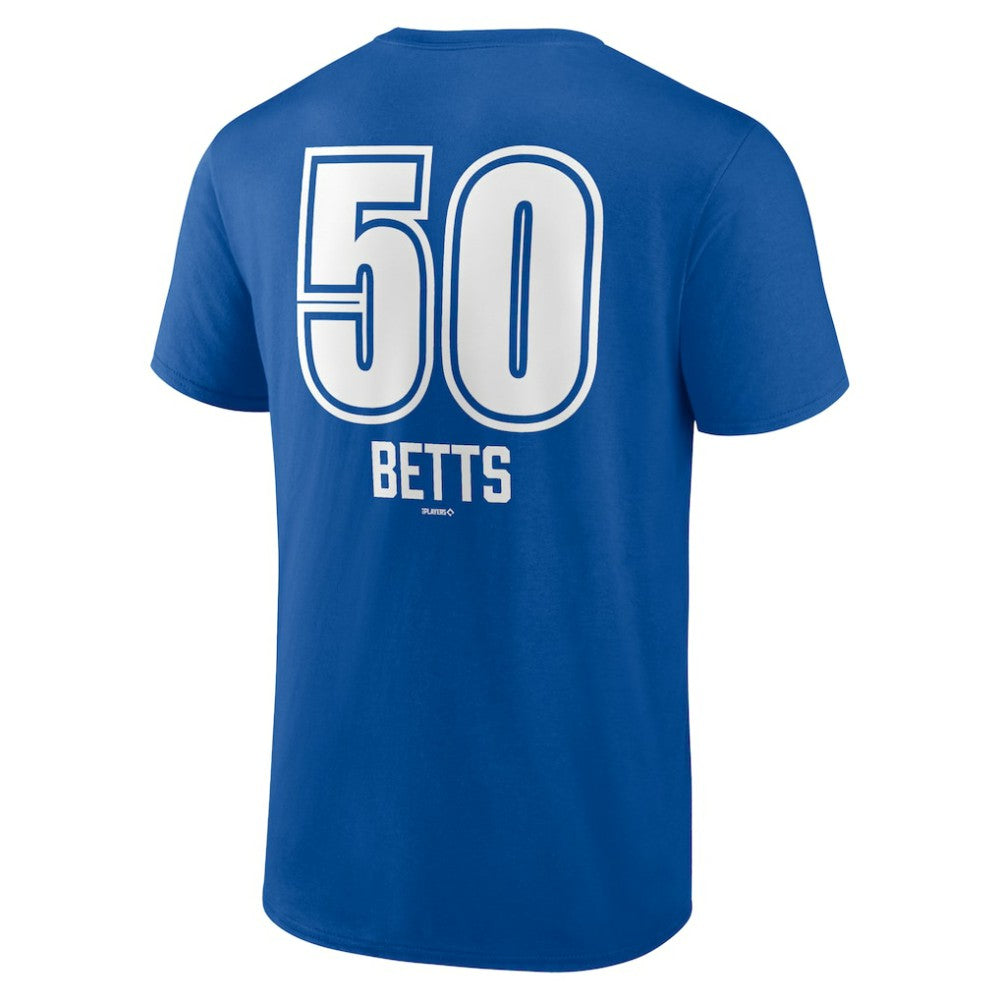 Mookie Betts Los Angeles Dodgers Fastball Player Name & Number T-Shirt Discount
