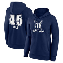 Gerrit Cole New York Yankees Women's Fastball Player Name & Number Pullover Hoodie for sale