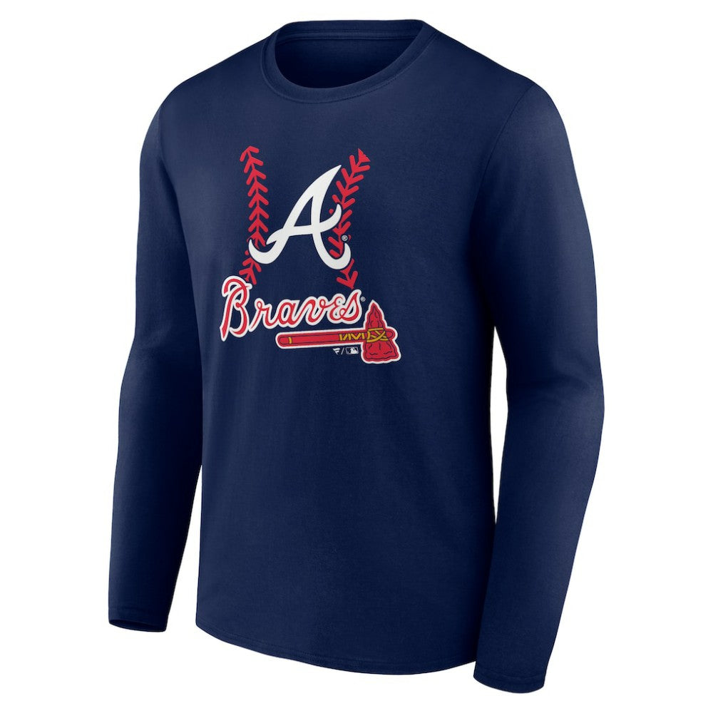 Spencer Strider Atlanta Braves Fastball Player Name & Number Long Sleeve T-Shirt Discount
