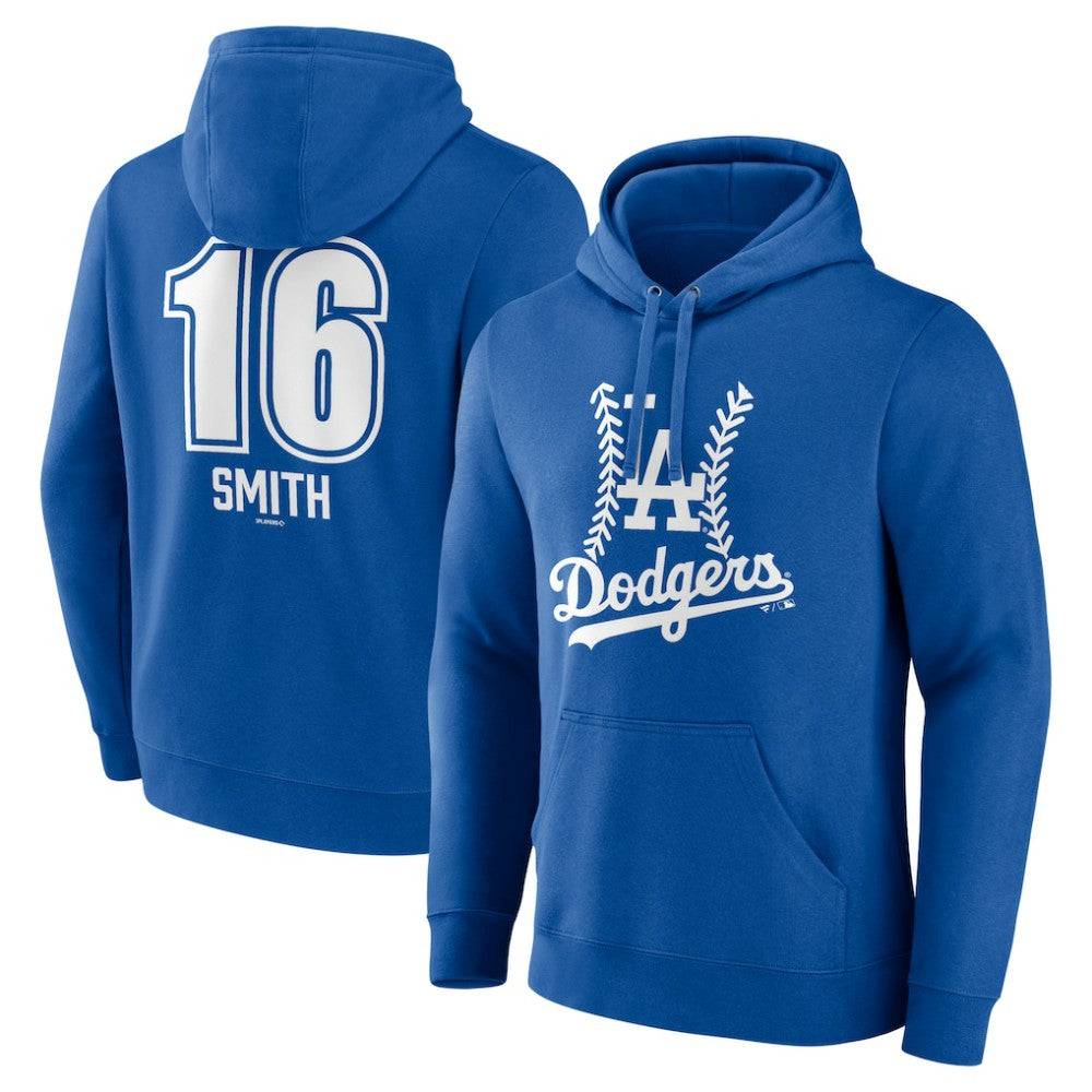 Will Smith Los Angeles Dodgers Fastball Player Name & Number Pullover Hoodie Sale