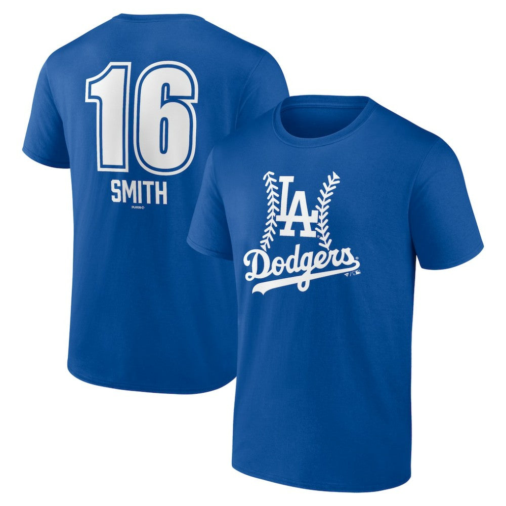 Will Smith Los Angeles Dodgers Fastball Player Name & Number T-Shirt Sale
