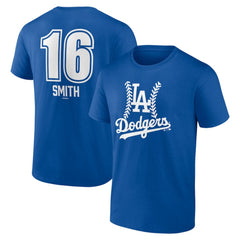 Will Smith Los Angeles Dodgers Fastball Player Name & Number T-Shirt Sale