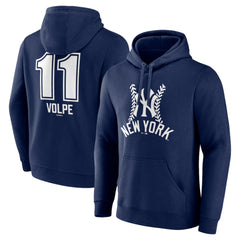 Anthony Volpe New York Yankees Fastball Player Name & Number Pullover Hoodie Outlet
