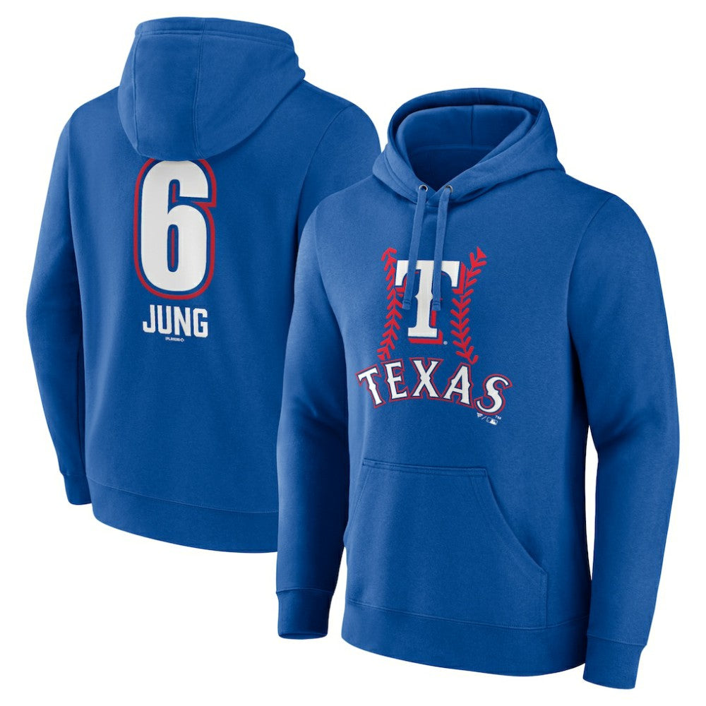 Josh Jung Texas Rangers Fastball Player Name & Number Pullover Hoodie Discount