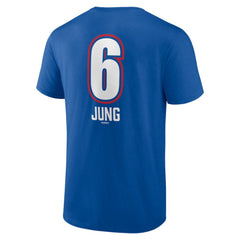 Josh Jung Texas Rangers Fastball Player Name & Number T-Shirt for sale