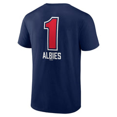 Ozzie Albies Atlanta Braves Fastball Player Name & Number T-Shirt Outlet