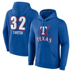 Evan Carter Texas Rangers Fastball Player Name & Number Pullover Hoodie Online