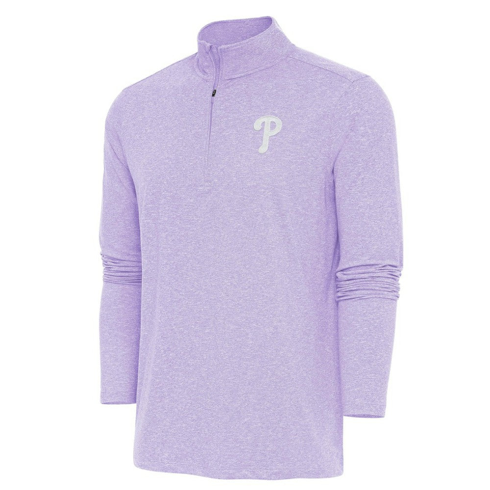 Philadelphia Phillies Antigua Hunk Quarter-Zip Top Sale