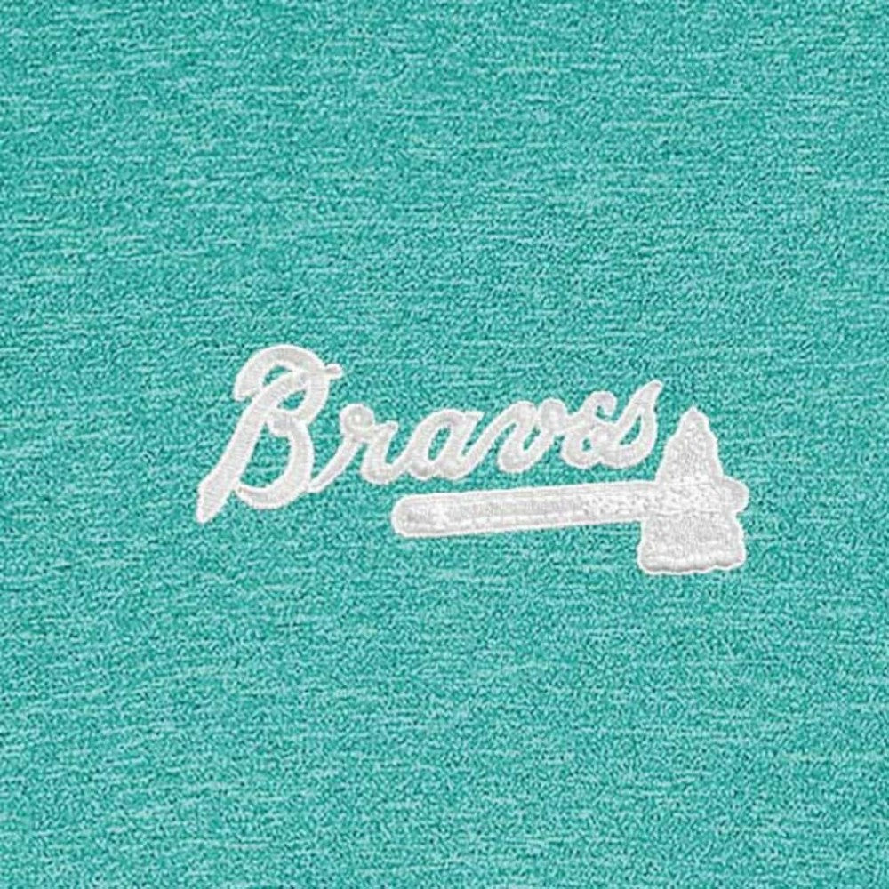 Atlanta Braves Antigua Hunk Quarter-Zip Top for sale