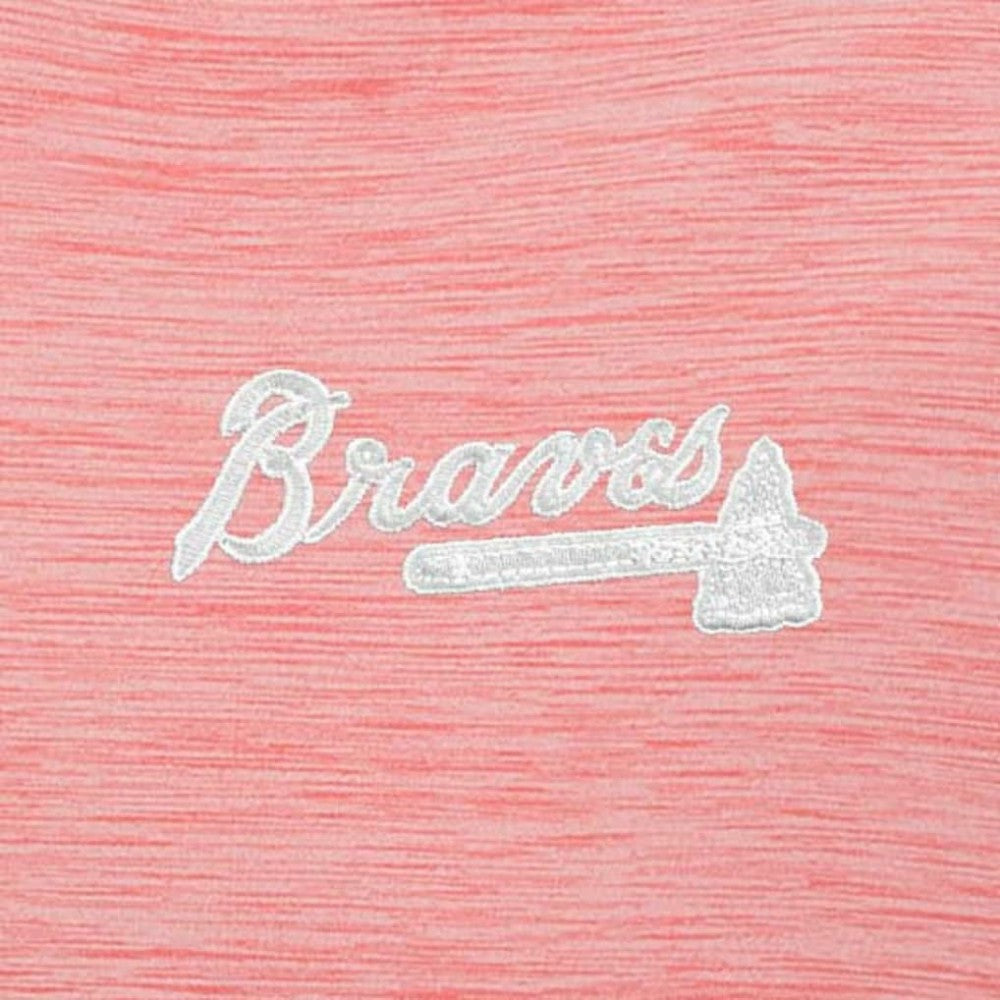 Atlanta Braves Antigua Bright Quarter-Zip Pullover Top Discount