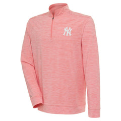 New York Yankees Antigua Bright Quarter-Zip Pullover Top Online