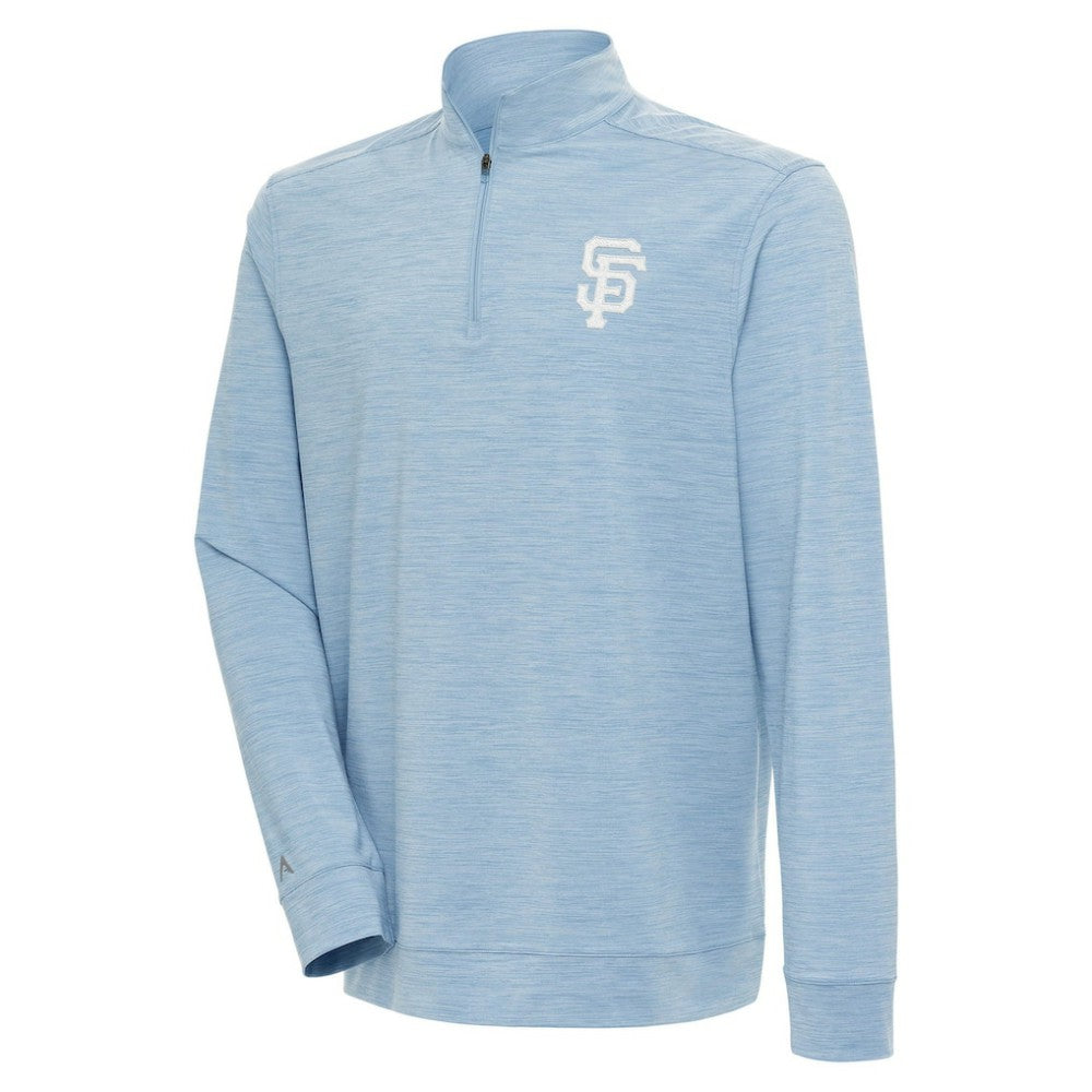 San Francisco Giants Antigua Bright Quarter-Zip Pullover Top Sale
