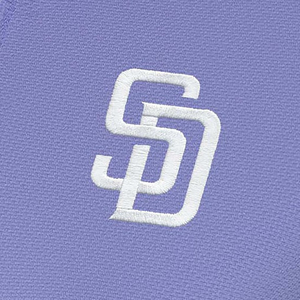 San Diego Padres Antigua Women's Finish Quarter-Zip Pullover Top Discount