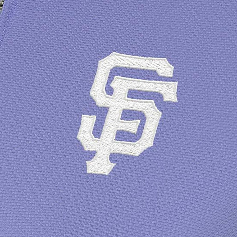 San Francisco Giants Antigua Women's Finish Quarter-Zip Pullover Top Sale