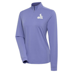 St. Louis Cardinals Antigua Women's Finish Quarter-Zip Pullover Top Online