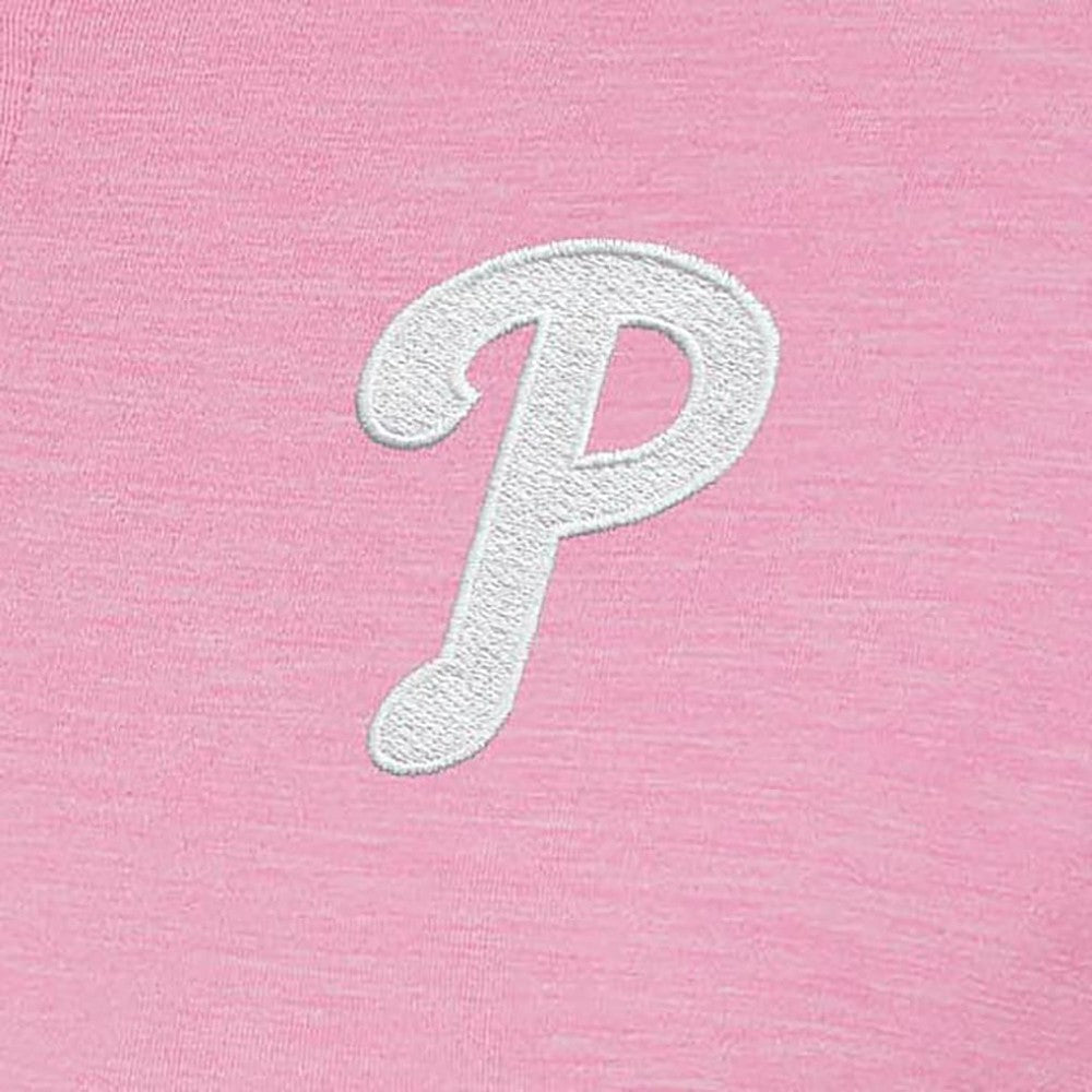 Philadelphia Phillies Antigua Women's Mentor Quarter-Zip Pullover Top Discount