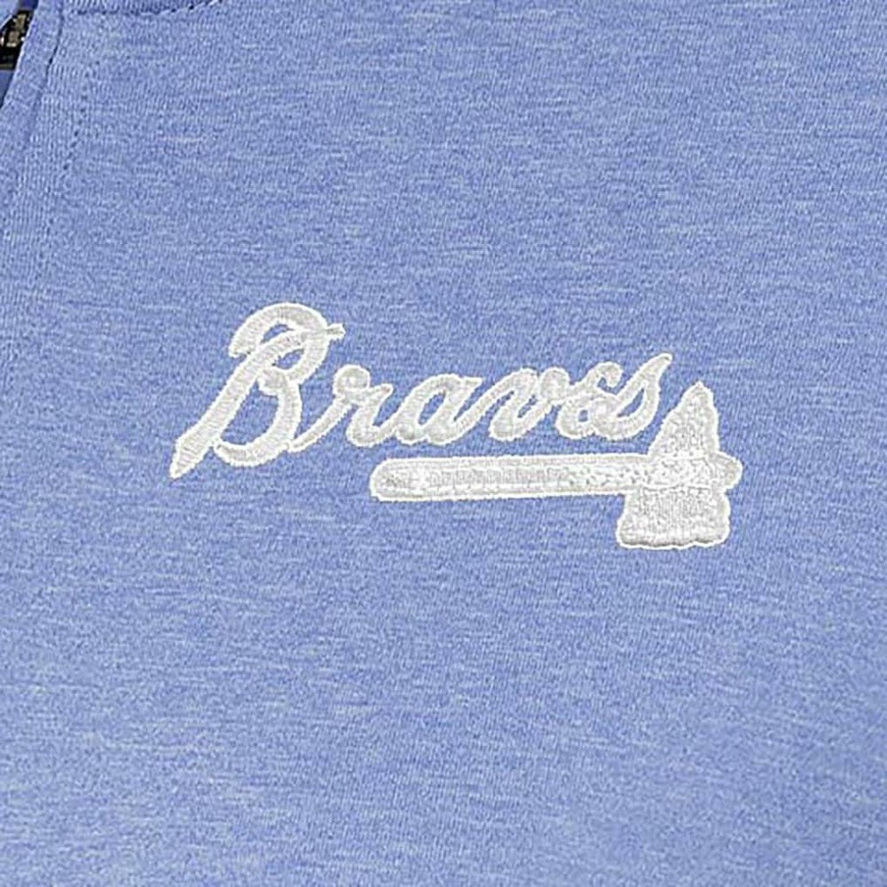 Atlanta Braves Antigua Women's Mentor Quarter-Zip Pullover Top Near Me