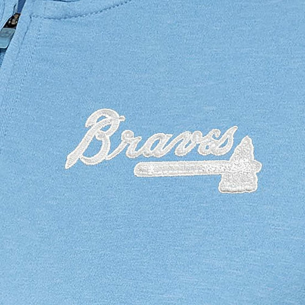 Atlanta Braves Antigua Women's Mentor Quarter-Zip Pullover Top Sale