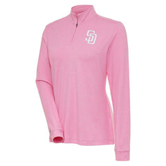 San Diego Padres Antigua Women's Mentor Quarter-Zip Pullover Top Outlet