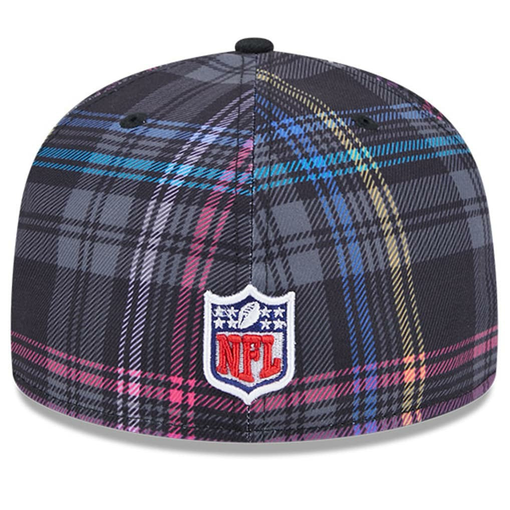 Jacksonville Jaguars New Era 2024 NFL Crucial Catch Plaid 59FIFTY Fitted Hat - Black - NFL