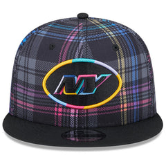 New York Jets New Era 2024 NFL Crucial Catch Plaid 9FIFTY Snapback Hat - Black - NFL