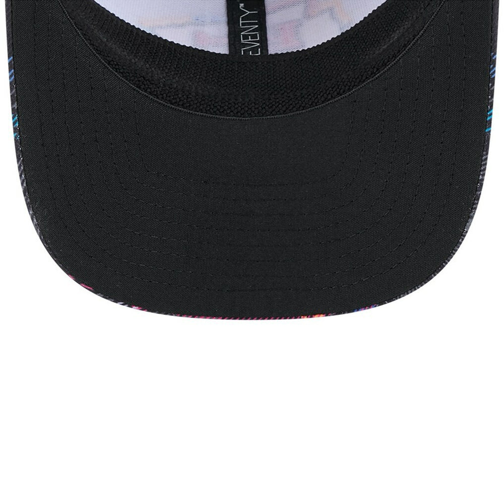 Jacksonville Jaguars New Era 2024 NFL Crucial Catch Plaid 9SEVENTY Trucker Snapback Hat - Black - NFL