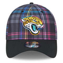 Jacksonville Jaguars New Era 2024 NFL Crucial Catch Plaid 39THIRTY Flex Hat - Black - NFL