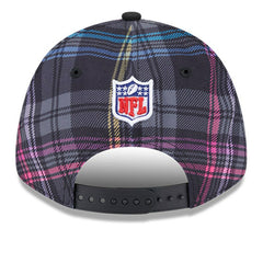 Jacksonville Jaguars New Era 2024 NFL Crucial Catch Plaid 9FORTY Adjustable Hat - Black - NFL