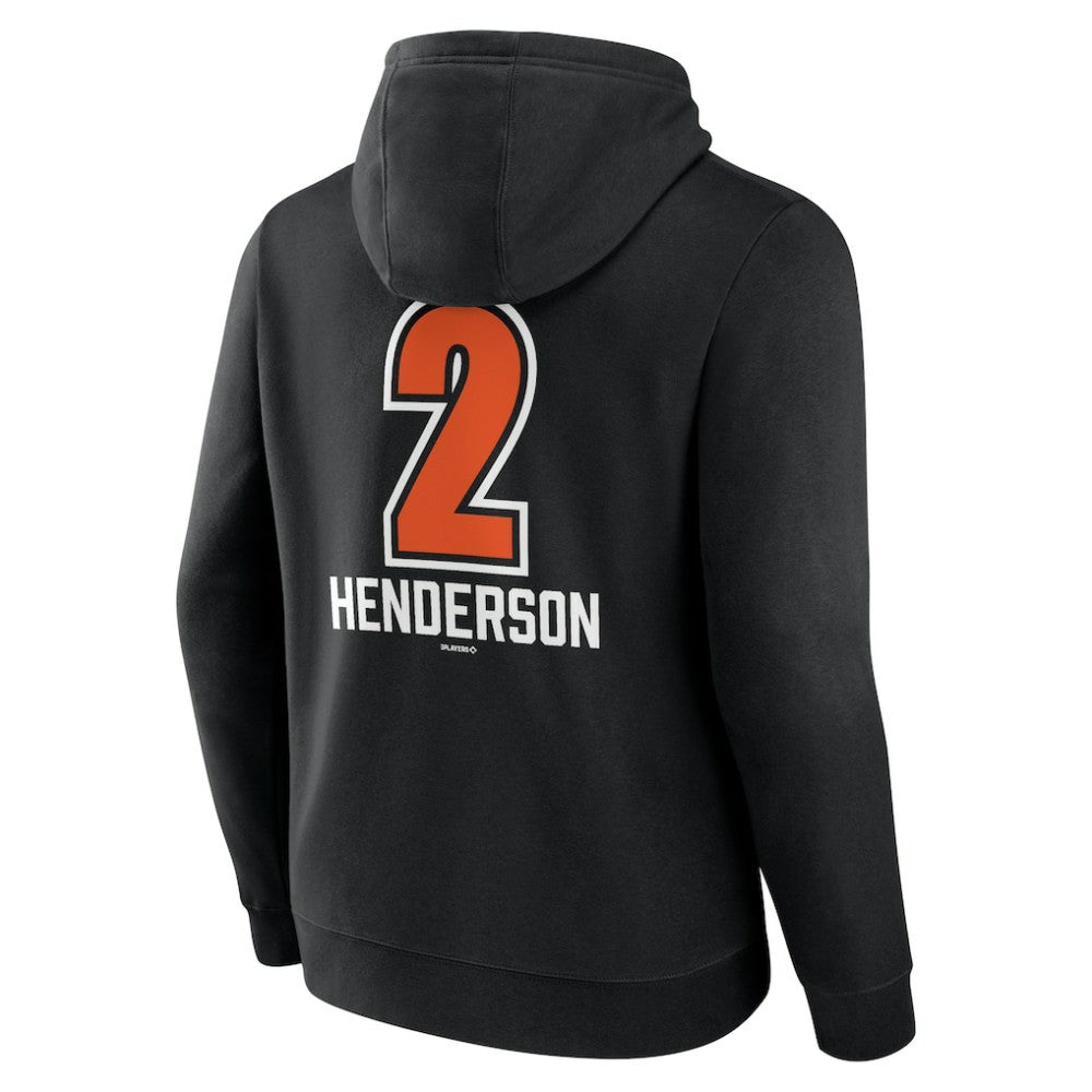 Gunnar Henderson Baltimore Orioles Fastball Player Name & Number Pullover Hoodie Outlet