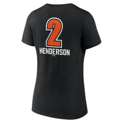 Gunnar Henderson Baltimore Orioles Women's Fastball Player Name & Number V-Neck T-Shirt for sale