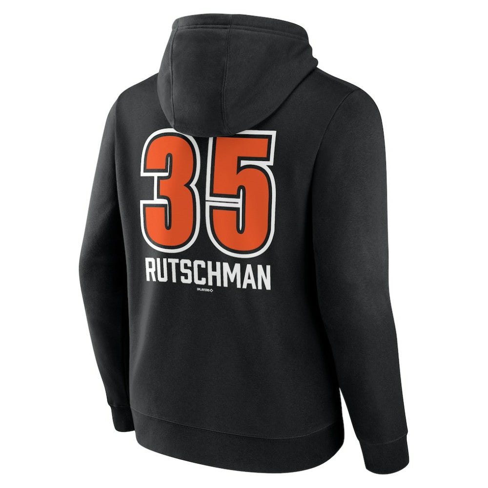 Adley Rutschman Baltimore Orioles Fastball Player Name & Number Pullover Hoodie Online