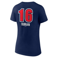 Jarren Duran Boston Red Sox Women's Fastball Player Name & Number V-Neck T-Shirt for sale