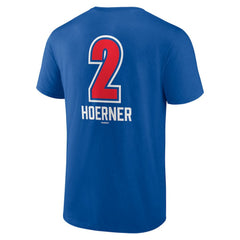 Nico Hoerner Chicago Cubs Fastball Player Name & Number T-Shirt Discount