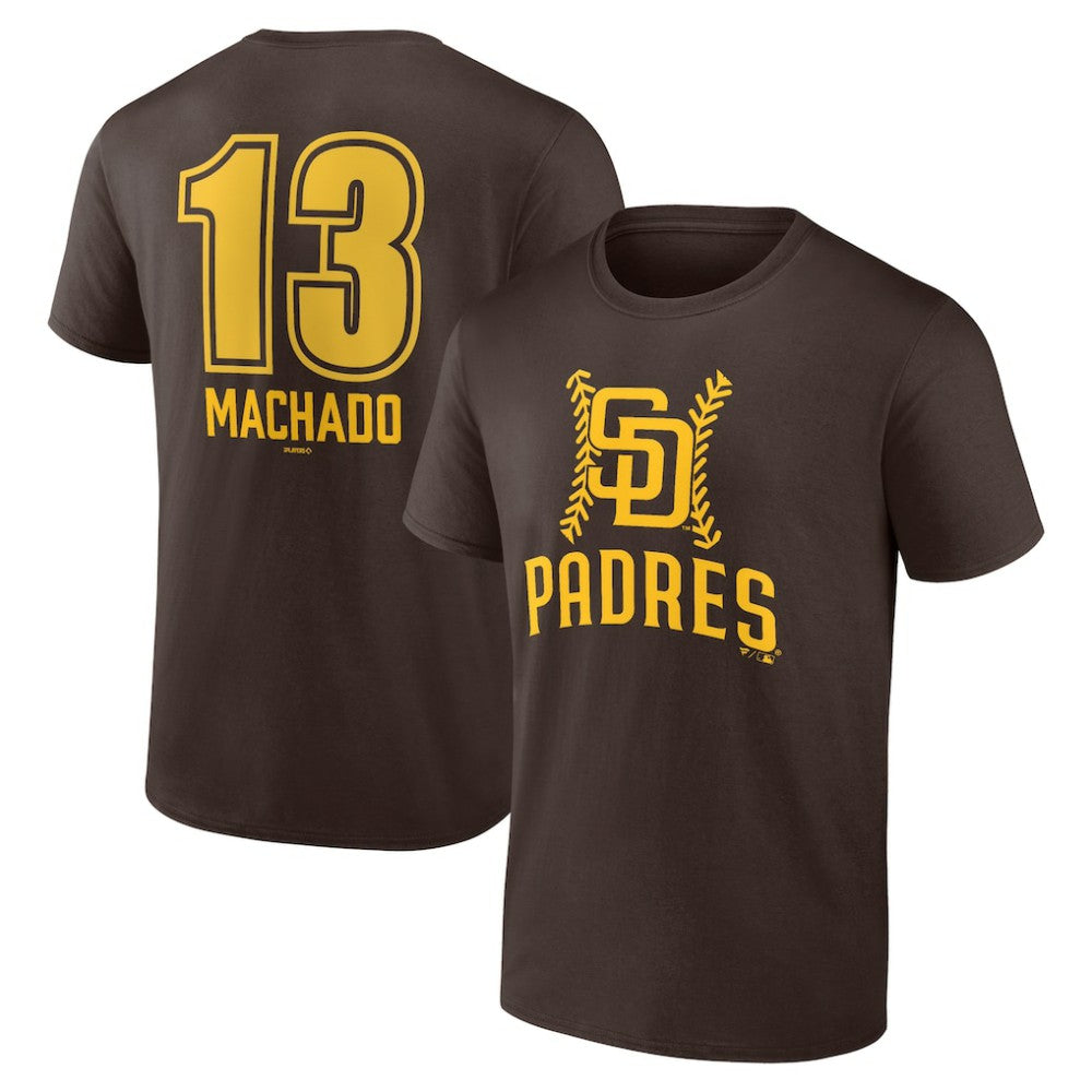 Manny Machado San Diego Padres Fastball Player Name & Number T-Shirt Near Me